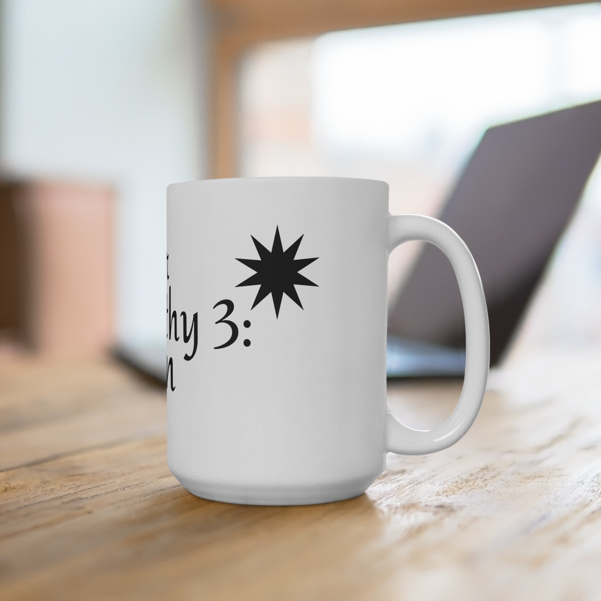 Bible Verse Mug – 1 Timothy 1:13 Inspirational Coffee Cup (15oz)